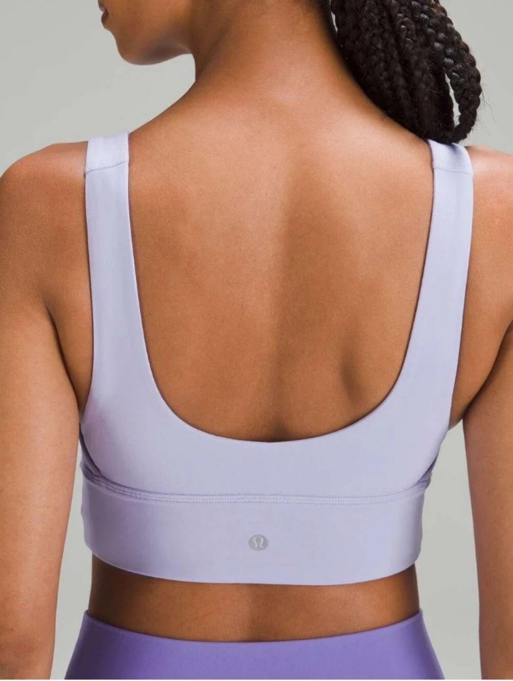 Lululemon Align Bra *Light Support, C/D Cup Lilac Smoke Purple 2 EUC Perfect